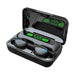 Waterproof Tws Tooth Earbuds With Digital Display