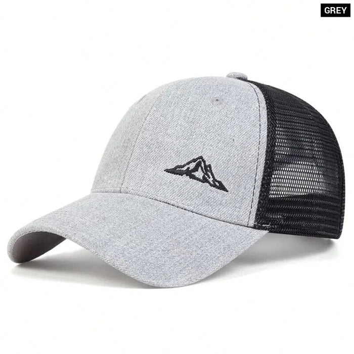 Adjustable Mountain Range Baseball Cap / Hat For Outdoor Sun Protection