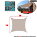 420d Waterproof Shade Sail Square Rectangle Sunshade Garden