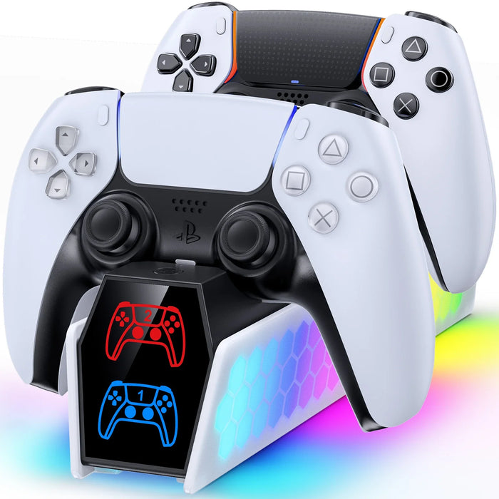 Fast Charging Stand For Ps5 Controllers Led Indicators