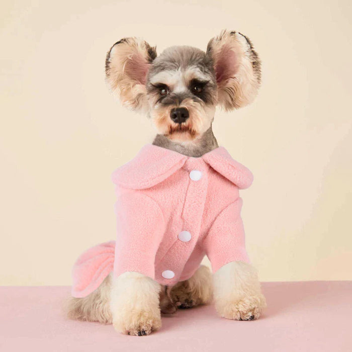 Cozy Dog Dress Fleece Sweater