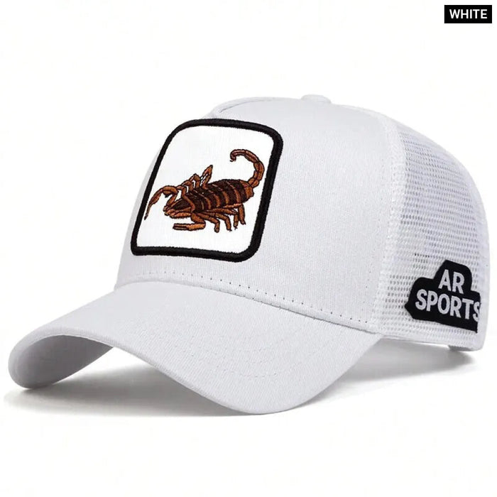 Adjustable Scorpion Baseball Cap / Hat For Outdoor Sun Protection