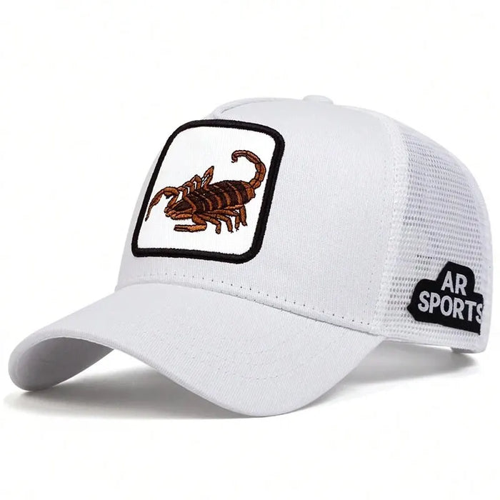 Adjustable Scorpion Baseball Cap / Hat For Outdoor Sun Protection