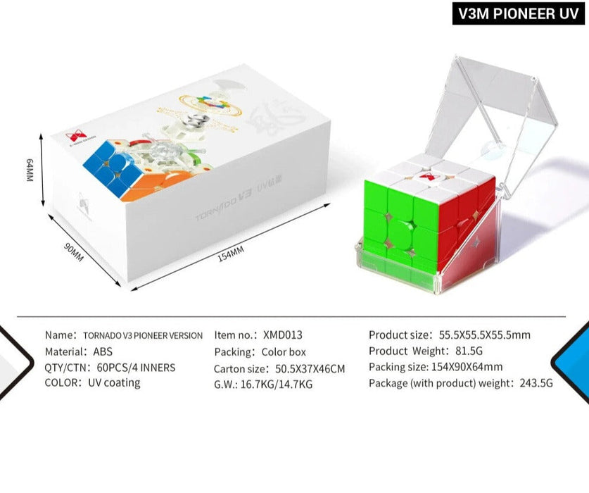 Qiyi X Man Tornado V3M Magnetic Speed Cube