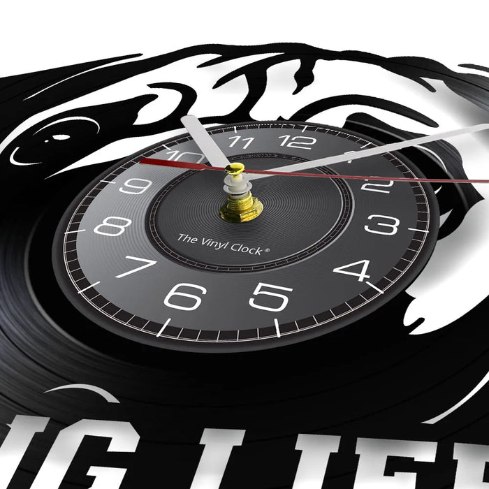 British Bulldog Vinyl Record Wall Clock