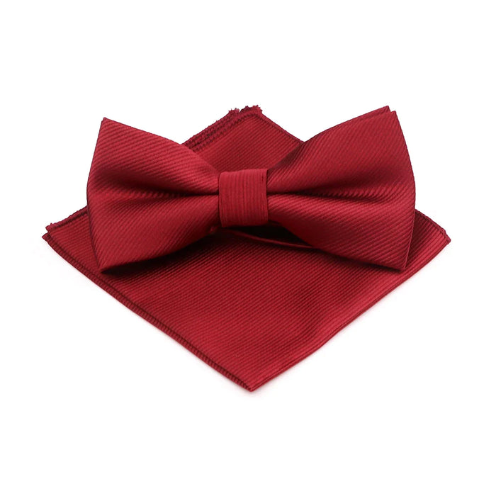 Red Butterfly Bowtie Set For Business Weddings And Gifts