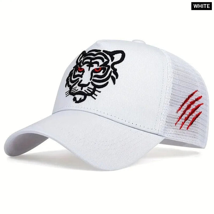 Adjustable Tiger Head Baseball Cap / Hat For Outdoor Wear