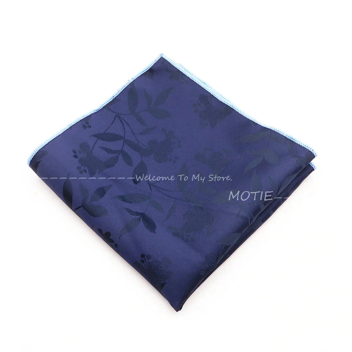 Mens Plant Pattern Handkerchiefs For Weddings And Daily Wear