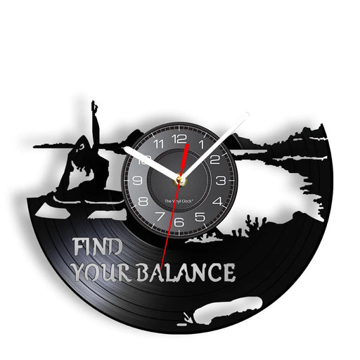 Yoga Quotes Wall Clock