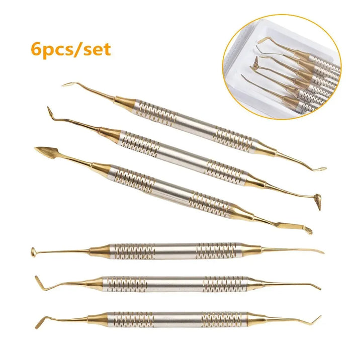 6 Pieces Dental Composite Filling Spatulas