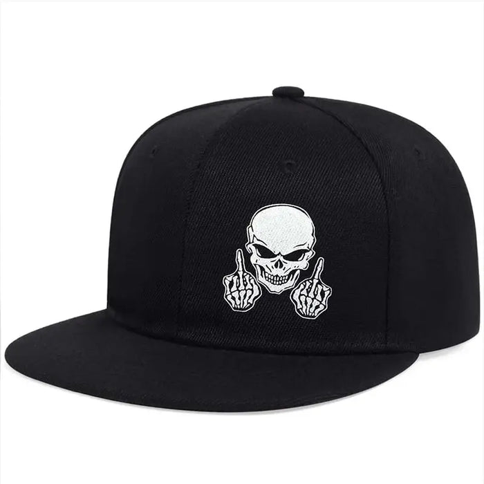 Adjustable Skeleton Finger Baseball Cap / Hat