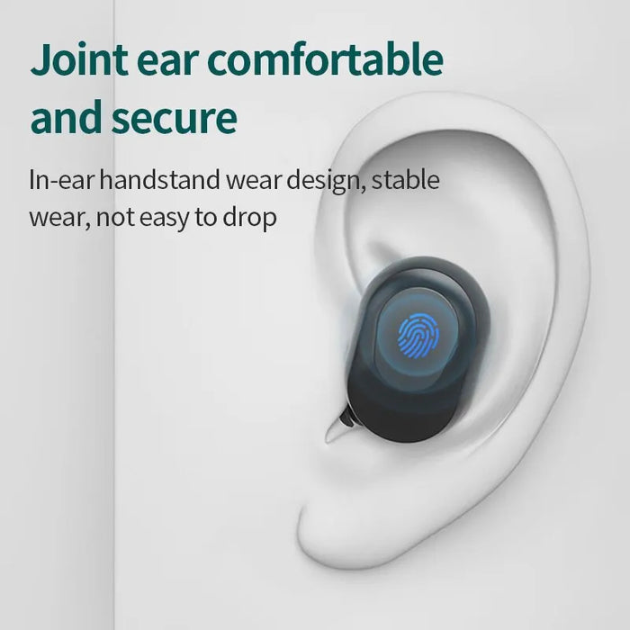 Wireless Noise Cancelling Earbuds With Touch Control And Mic