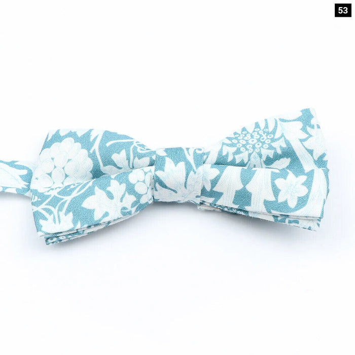 Colourful Floral Bow Ties Fashionable And Fun For Kids