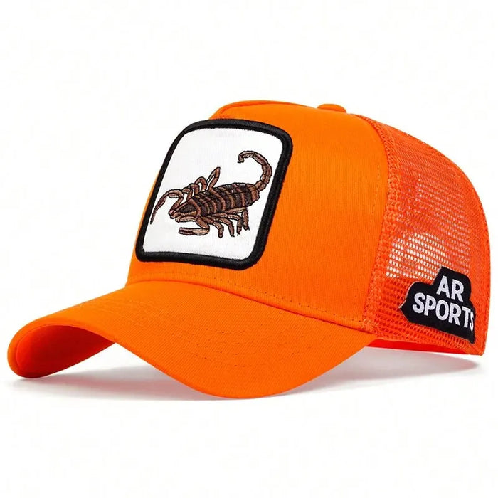 Adjustable Scorpion Baseball Cap / Hat For Outdoor Sun Protection