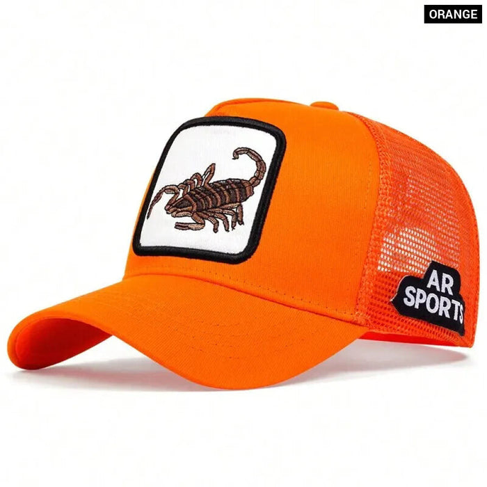 Adjustable Scorpion Baseball Cap / Hat For Outdoor Sun Protection