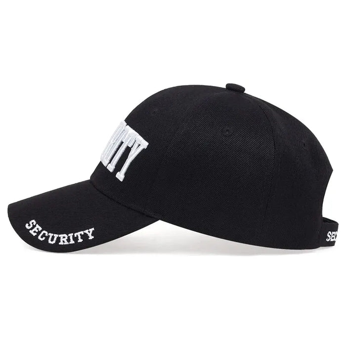 Adjustable Security Baseball Cap / Hat For Outdoor Wear