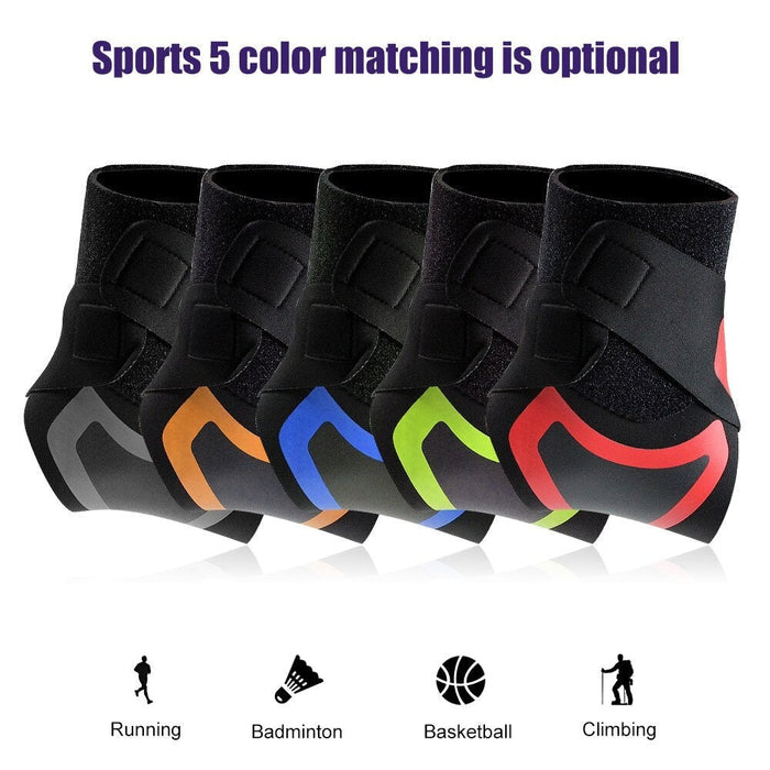 1 Pc Elasticity Adjustment Ankle Brace Foot Bandage