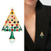 Christmas Tree Lapel Pin Office School Accessory For Women