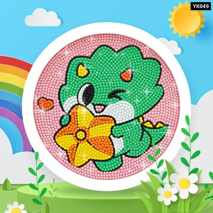 Children’s Diy 5d Dinosaur Hedgehog Mosaic Diamond