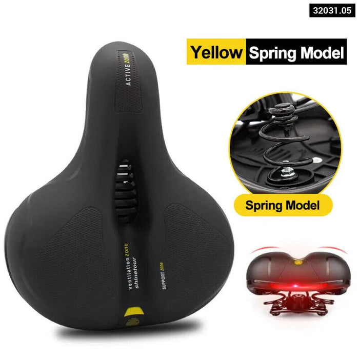 Comfy Shock Absorbing Bike Saddle