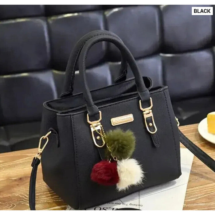 Vintage Pu Leather Tassel Handbag