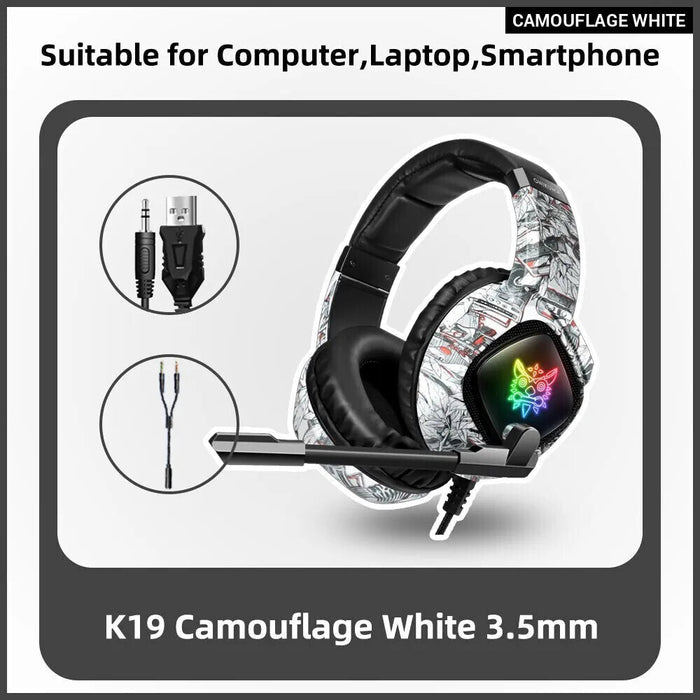 Onikuma K19 Wired Gaming Headset With Noise Cancelling Mic