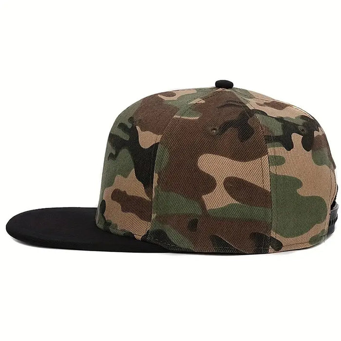 Adjustable Camo Baseball Cap / Hat For Outdoor Wear