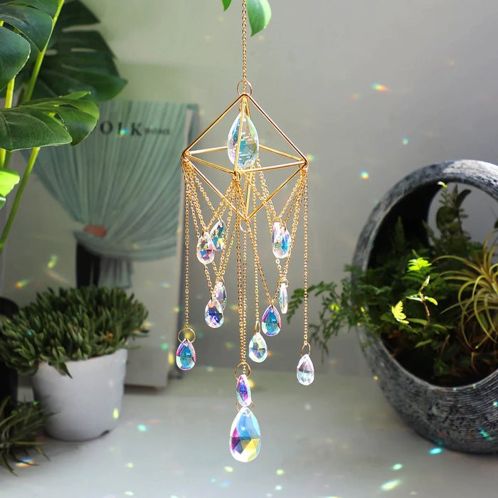 Crystal Teardrop Chandelier Sun Catcher