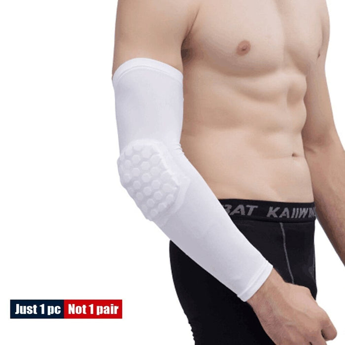 1 Pc Breathable Arm Sleeve Protector Elbow Pad For Football Basketball