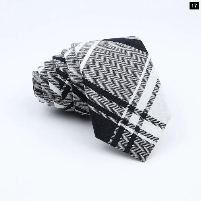 Cotton Plaid Ties For Weddings