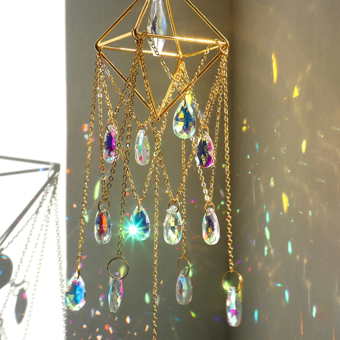 Crystal Teardrop Chandelier Sun Catcher