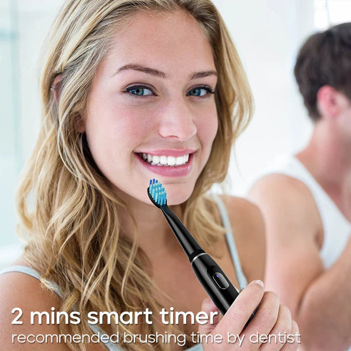 Rechargeable Sonic Toothbrush 4 Modes 3 Heads