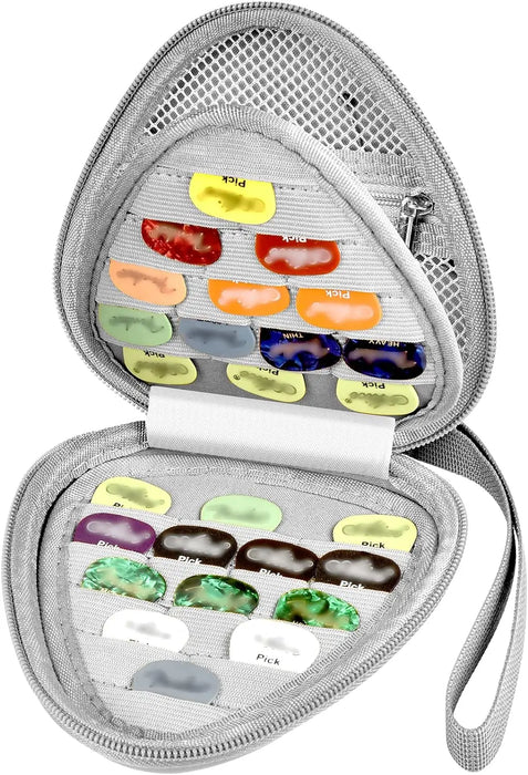 Acoustic/Electric Guitar Picks Holder Case Holds Pack Of 39S Variety Pack Storage Pouch