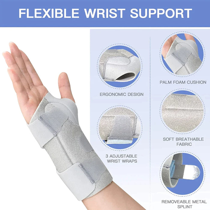 1 Pc Adjustable Wrist Brace Support Pain Relief For Men Women