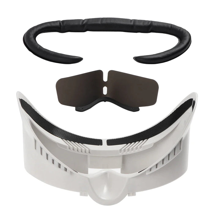 For Quest 3 Pu Leather Head Strap Stand With Lens Cover Cushion Mask Cover & Protective Bracket