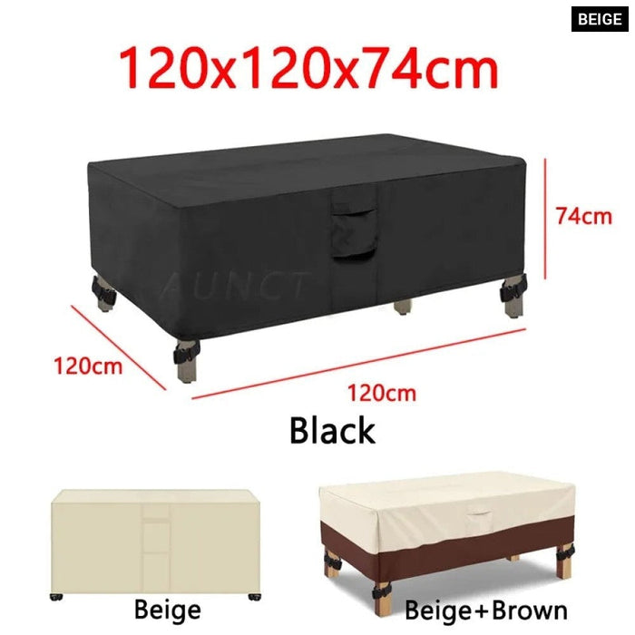 L Shape Corner Outdoor Sofa Cover Waterproof Rattan Corner Furniture Cover V Shape Protective Dust Covers