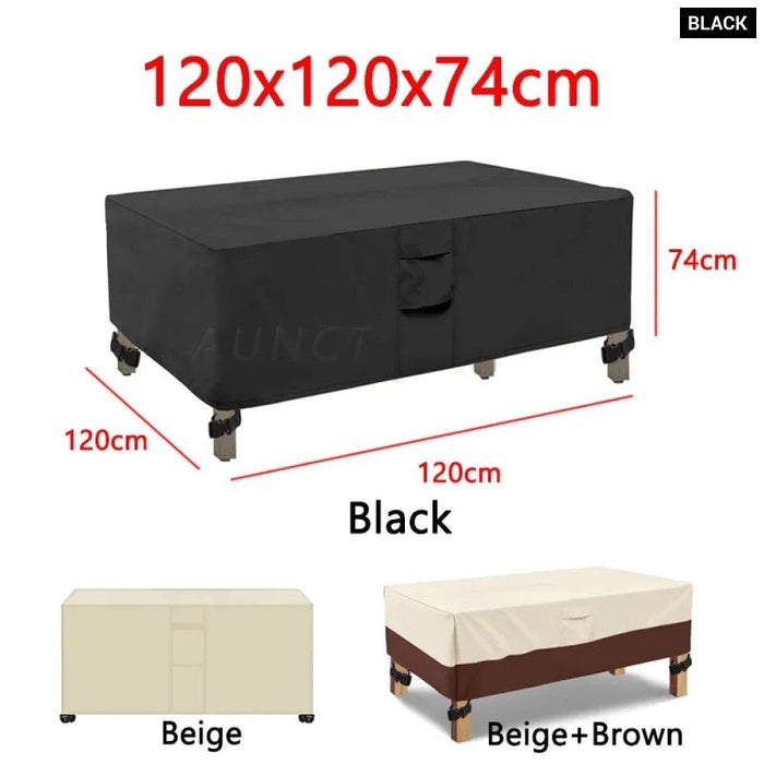 L Shape Corner Outdoor Sofa Cover Waterproof Rattan Corner Furniture Cover V Shape Protective Dust Covers