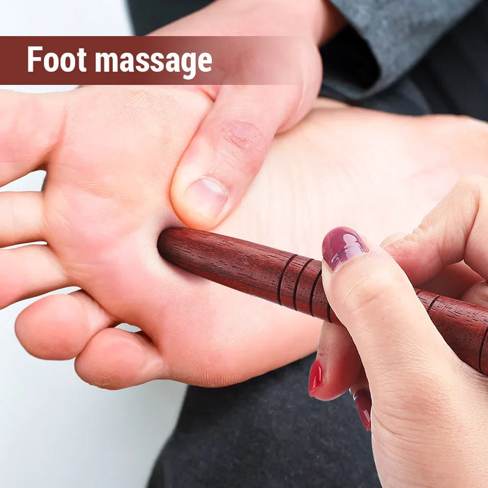 Wooden Foot Spa Tool With Free Massage Stick