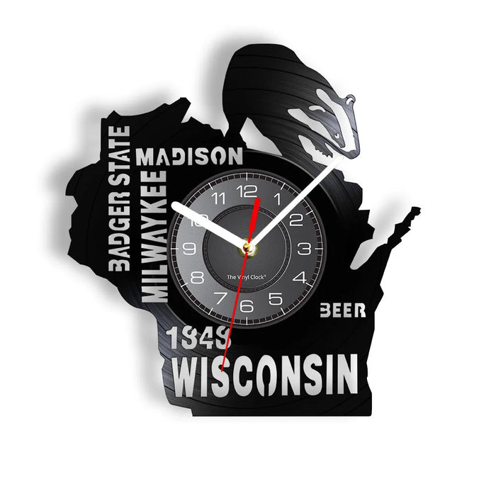 Usa Beer State Wall Clock