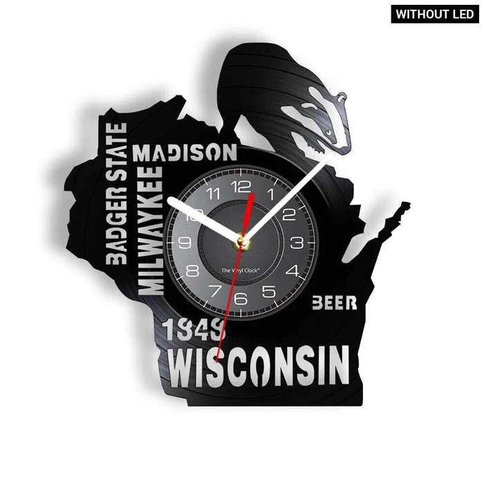 Usa Beer State Wall Clock