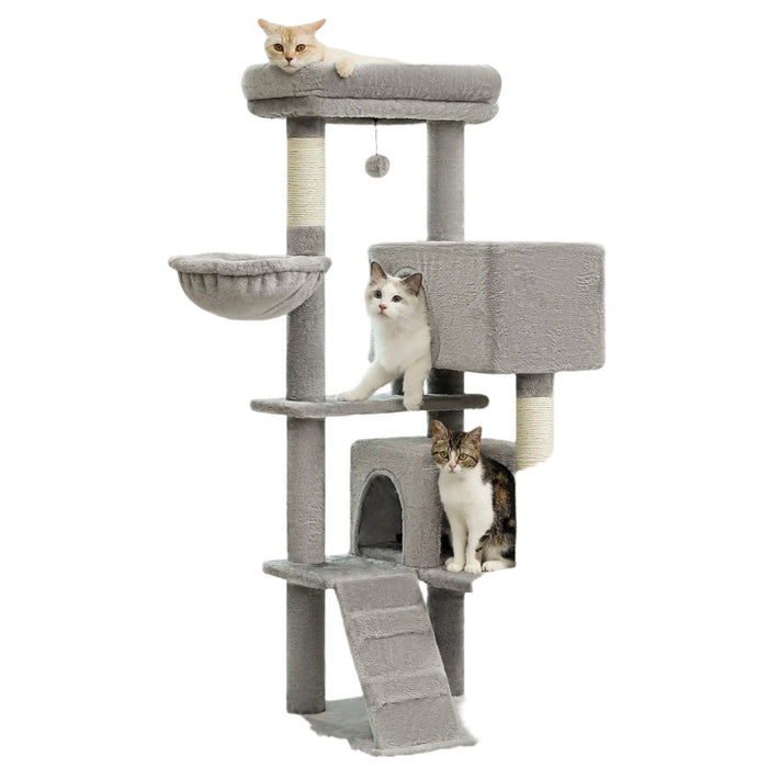 Multi Level Cat Tree Double Condos Scratching Posts