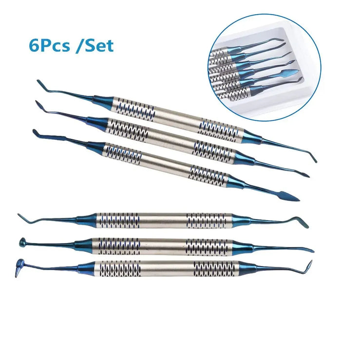 6 Pieces Dental Composite Filling Spatulas