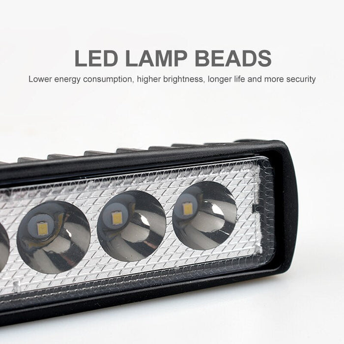 6 LED Offroad Car Work Light Spotlight Daytime Running Light 12V Flood Beam For Jeep 4x4 ATV 4WD SUV Car Styling