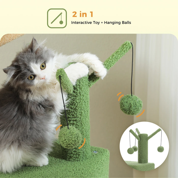 Large Cat Tree Condo Hammock Scratching Posts Toys