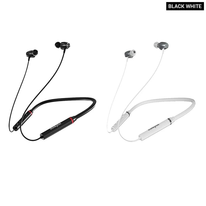 Wireless Bluetooth 5.0 He05X Waterproof Hifi Sound Magnetic Neckband 8H Sports Earphones