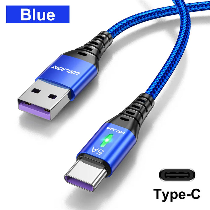 Super Fast 5A Usb C Cable For Huawei P40/P30 Pro