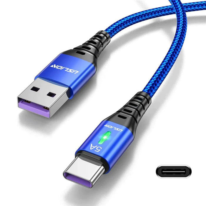 Fast Charging Usb C Cable For Samsung S21/S20 Xiaomi Mi 11 5A