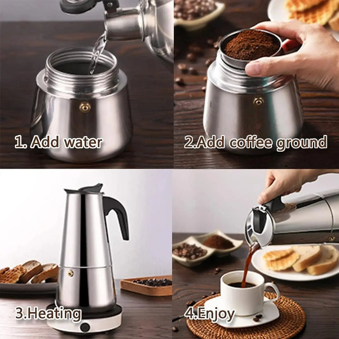 Stove Top Moka Coffee Maker