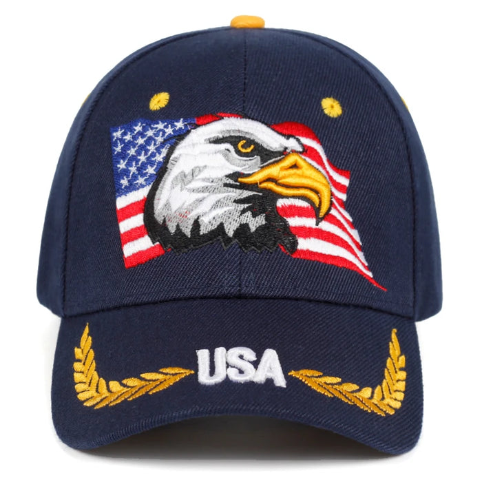 Adjustable Eagle Baseball Cap / Hat For Outdoor Wear