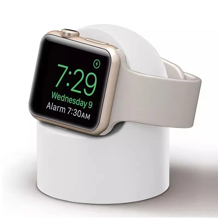 Apple Watch Charger Stand Silicone Dock For Series 9 2 Se 4 6 Cable Holder